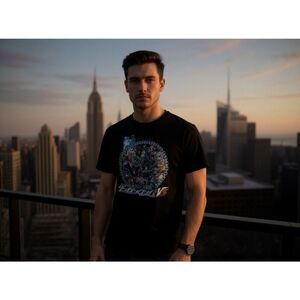 Danganronpa 3 Key T-Shirt Black Hot Topic Anime Otaku Weeb Valve Steam Size M